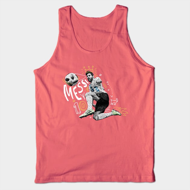 Lionel Messi Tank Top by juanc_marinn